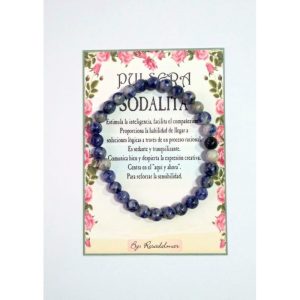 PULSERA de MINERAL - SODALITA - Bolas - 6mm