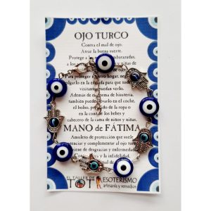 PULSERA - OJOS TURCOS - MANOS DE FATIMA
